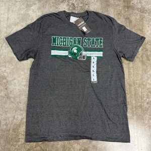 Michigan State Spartans Football Tee Size L